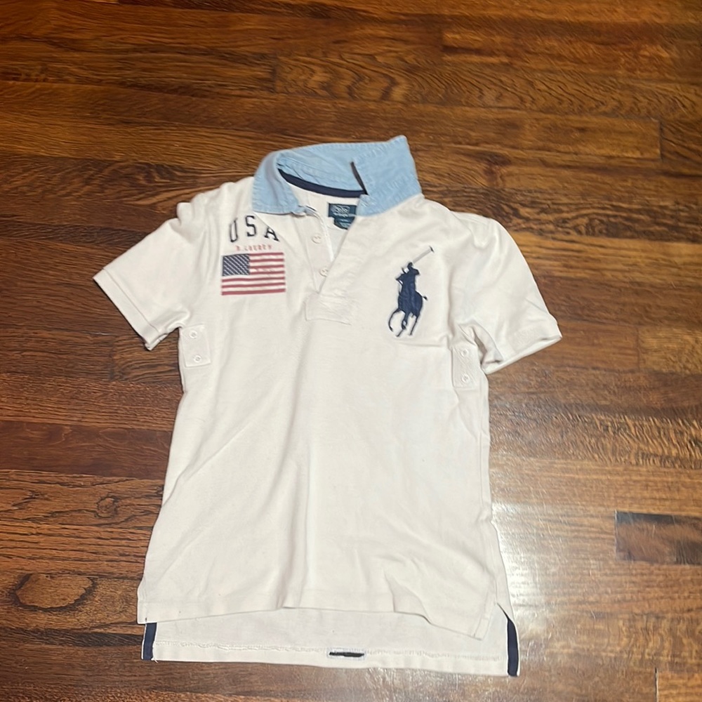 White Raulph Lauren USA polo